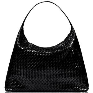 1004 Woven Tote Bag , Woven Bags with Small Purse,Large Braided Top Handle